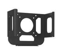 Bedycoon Metal Mount for Mac Studio VESA Wall and Under Desk Mount Compatible with Mac Studio M4 Max/ M3 Ultra/ M2 M1 Max and Ultra Under Desk Holder Bracket for Mac Studio with Cable Ties and Screws
