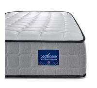 Bedz Online Bedzonline Gravity Memory Foam Orthopaedic Hybrid Mattress, Cool Touch Breathable Fabric, 4Ft Small Double (120X190Cm)