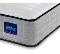 Bedz Online Bedzonline Hydro Coil Orthopaedic Memory Foam Mattress, Medium-Firm Pressure Relief, 5Ft King (150X200Cm)