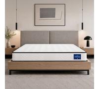 Bedz Online Bedzonline Hydro Hybrid Pocket Spring & Memory Foam Mattress, Cashmere Cover, 4Ft6 Double (135X190Cm)