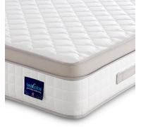 Bedz Online Bedzonline Memory Foam Pocket Spring Mattress With Zoned Coil Support And 3D Breathable Knitted Fabric, 2Ft6 Small Single, Beige