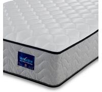 Bedz Online Bedzonline Orthopaedic Memory Foam Spring Mattress, Full Body Support, Pressure Relief, 4Ft Small Double (120X190Cm)