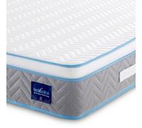 Bedz Online Bedzonline Premium Hybrid Maxi Cool Prime Individual Pocket Mattress With Memory Foam, 5Ft King Size