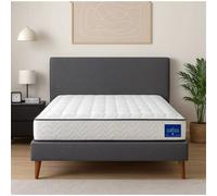 Bedzonline 2FT6 Pocket Spring Mattress - for Full Body Support, Breathable Comfort & Restful Sleep in White | Size: Small Single Bedzonline White Small Single