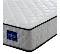 Bedzonline 4FT Air Feel Orthopedic Mattress - Memory Foam & Spring Support for Perfect Ergonomic Sleep in Grey | Size: Small Double Bedzonline Grey Small Double