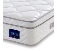 Bedzonline 4FT Small Double Box Top Premium Tranquility Mattress - Pocket Sprung & Breathable Foam in White Bedzonline White Small Double