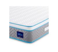 Bedzonline 4FT Small Double Hybrid Maxi Cool Prime Mattress - Pocket Springs & Memory Foam in Off-White Bedzonline Off-White Small Double