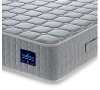 Bedzonline 4FT6 Double Pocket Sprung Memory Foam Mattress - Medium Firm & Cooling Support in Dark Grey Bedzonline Dark Grey Double
