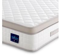 Bedzonline 4FT6 Double Premium Hybrid Mattress - Romantic Nights, Ultimate Comfort, Deep Relaxation in Off-White Bedzonline Off-White Double