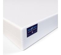 Bedzonline 5FT Certified Therma-Pure Memory Foam Mattress - 7 Zone Medium Firm Support in White | Size: King Bedzonline White King