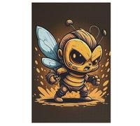 Bee 1000 Piece Kids Wooden Jigsaw Puzzle | | Sustainable Puzzle for Adults | Premium 100% Recycled Board | （78×53cm）