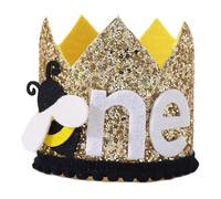 Bee 1st Birthday Crown - Bee Day Birthday Crown, Sweet Bee Birthday Crown, Daisy Birthday Crown, First Birthday Crown, 1st Birthday Party Decorations Gold