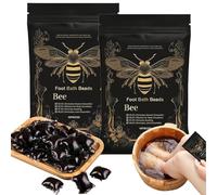 Bee & 30 Herbs Firming Detox Foot Bath Beads, Bee Detox & Shaping Cleansing Foot Soak Beads, Revivafoot Bee Foot Soak, for Relaxing and Soothing Body Sore Tired (2Pack)
