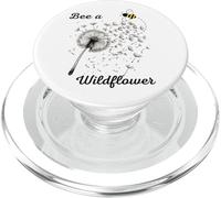 Bee a Wildflower Dandelion Troubles Float Away Peace Fun PopSockets PopGrip for MagSafe