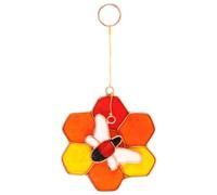Bee and Honeycomb Suncatcher
