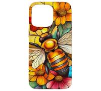 Bee and Radiant Sun Petals Case for iPhone 15 Pro Max