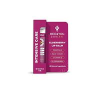 Bee and You 100% Natural Moisturizing Lip Balm, Original Beeswax with Propolis + Raw Honey + Vitamin E + Shea Butter, 0.17 oz (5g) (Intensive Care)…