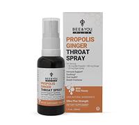Bee and You Propolis Ginger Raw Honey Soothing Throat Spray, Ultra Pure, Immune Support Supplement, Oral Health, Antioxidants, Keto, Paleo, Gluten-Free, 30ml