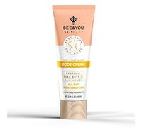 BEE and YOU Ultra Hydrating Natural Body Cream, Fast Absorbing & Extra Protection with Shea Butter, Argan Oil, Vitamin B5, Raw Honey and Bee Propolis, 3.38 fl. oz