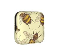 Bee Animal Sanitary Napkin Storage Bag Period Pouch, Discreet Sanitary Towel Holder Pattern Portable Feminine Pad Organiser for Women, Teen Girls, Travel & School