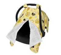 Bee Baby Car Seat Canopy Cover Multi Use Nursing Cover for Mom Nursing Covers Newborn Bee Shower Gift