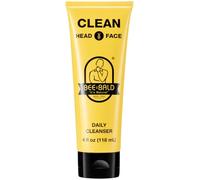 Bee Bald CLEAN Daily Cleanser for Face & Head Refreshes and Thoroughly Cleanses by Gently Scrubbing Away Dry, Flaky Skin. Leaving Skin Free From Dirt with a Fresh, Tingling Sensation and Clean Scent