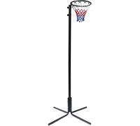 Bee-Ball Freestanding Netball Post, Full Size Training Set, Adjustable up to 3.05 Meters with Official INF Hoop and Net Size