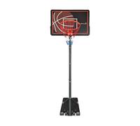 Bee-Ball Portable Basketball Hoop & Stand (Up to 10ft) | Full NBA Height | Shatter-Resistant Backboard | Outdoor Free Standing System for Adults and Kids