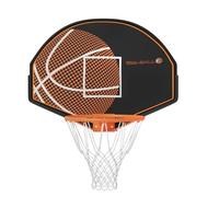 Bee-Ball Wall-Mounted Basketball Hoop - 44" Adjustable-Height Playset for Indoor and Outdoor Play - Shatter-Proof Backboard for Kids & Adults