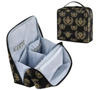 Bee Black Makeup Bag Travel Makeup Pouch for Women