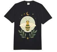 Bee Boho Moon Botanical Nature Celestial Minimalist Comfort Colors Adult Heavyweight T-Shirt