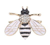 Bee Brooch Pin - Cute Honeybee Lapel Pin Nature Enamel Insect Badge for Bag, Coat or Scarf
