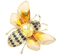 Bee Brooch Pin Vintage Copper Golden Cartoon Lapel