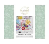 Bee & Bumble Crowded Florals Scrapbooking Set, Photo Album, Bullet Journal, Notebook For Ideas & Storing Memories, Decorative