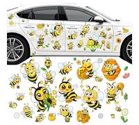 Bee Car Decals, Auto Stickers Waterproof Hood Vinyl Decal Sticker Auto Graphics Body Side Door Trunk Decoration for Racing Car SUV Truck Bus Window Wall Laptop Motorcycle