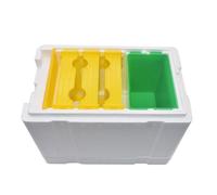 Bee Castle Foam Insulation - Hive Coupling 24 x 15 x 16.5 cm, Lightweight Bee Box, Polystyrene Core Complete Kit | Durable Home Gardening Accessory for Pollin