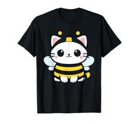 Bee Cat Costume Cute Bumblebee Kitten Meme Lover Funny T-Shirt