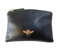BEE COIN PURSE - BLACK