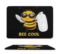 Bee Cool Large Gaming Mouse Mat Soft Non-Slip Laptop Mousepad Portable Square Desk Pad for Office Home Work