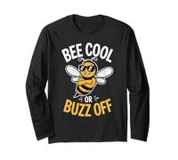 Bee Cool Or Buzz Off Funny Beekeeping Long Sleeve T-Shirt