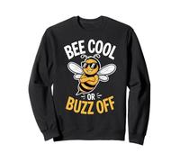 Bee Cool Or Buzz Off Funny Beekeeping Sweatshirt