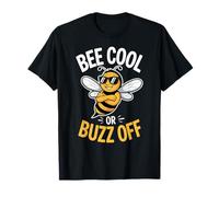 Bee Cool Or Buzz Off Funny Beekeeping T-Shirt