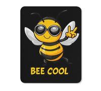Bee Cool Square Soft Gaming Mouse Mat Non-Slip Mousepad for Desk Laptop Computer Home