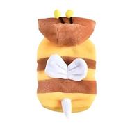 Bee Costume for Dogs | Super Soft Pet Clothes,Dog Christmas Clothes, Funny Pet Hoodies, Reusable Winter Cat Outfit, Washable for Indoor Outdoor