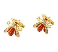 Bee Cufflinks for Men, Crystal Bumblebee Cufflinks, Hornet Wasp Bee Cuff Links, Honey Bee Shirt Tuxedo Cufflinks, Punk Animal Cufflinks French Cufflinks, Best Man Wedding Cufflinks Gifts
