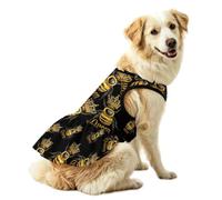 Bee Cute Queen Ruffle Pet Dress for Large Dog XL