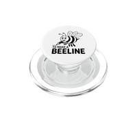 Bee Design to Make a Beeline Fun for Kids and Teachers Idiom PopSockets PopGrip for MagSafe