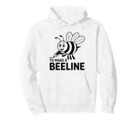 Bee Design to Make a Beeline Fun for Kids and Teachers Idiom Pullover Hoodie