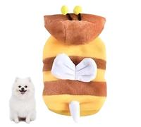Bee Dog Costume | Cute Bee Soft Pet Clothes - Funny Pet Hoodies, Winter Cat Outfit, Cosplay Costume, Dog Christmas Clothes for All Types of Dogs & Cats