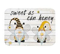 Bee Door Mat Welcome Doormat,Spring Style Festival Decorative Door Mat for Bee Day Decorations, Anti-slip Indoor Outdoor Entrance Bathroom Carpet Area-rugs Floor Mat for Home Office Garden Decor